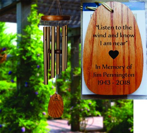 wind chimes memorial gift